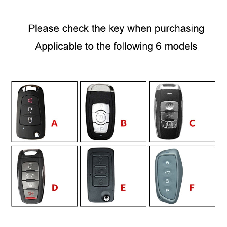 For Great Wall Haval Car Key Cover Multifunctional Keychain Anti-Lost Number Plate, Style: C - Car Key Cases by buy2fix | Online Shopping UK | buy2fix