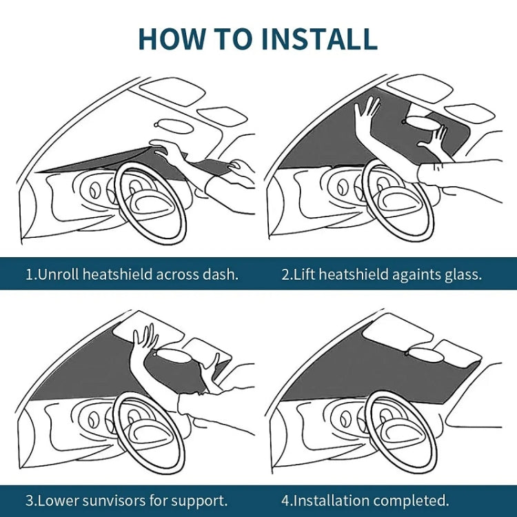 70x138cm Printed Car Sun Protection Heat Insulation Sunshade(Cat) - Window Foils & Solar Protection by buy2fix | Online Shopping UK | buy2fix