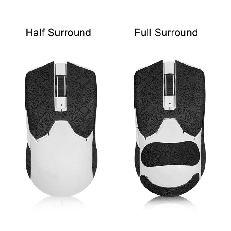 Snowflake Pattern Anti-slip Mouse Stickers For Razer Viper V2 Pro Black Full Surround - Silicone / Sticker by buy2fix | Online Shopping UK | buy2fix