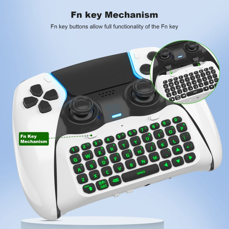 For PS5 JYS-P5172 Gamepad Wireless Bluetooth External Keyboard, Without Gamepad(Black) - Others by JYS | Online Shopping UK | buy2fix