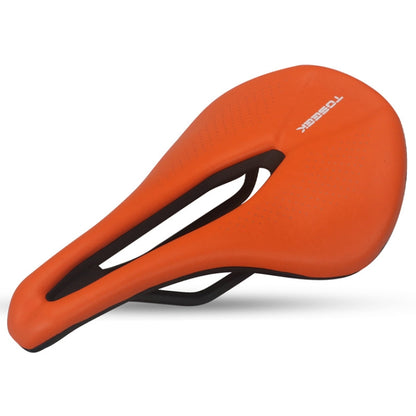 TOSEEK Bicycle Wide Seat Cushion Shock Absorption Comfortable Saddle, Color: Orange - Bicycle Saddle by TOSEEK | Online Shopping UK | buy2fix