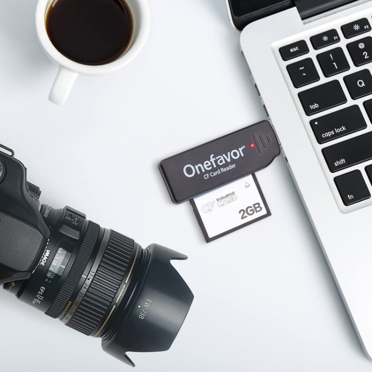 Onefavor USB2.0 High Speed Read And Write CF Card Reader, Model: USB Interface -  by Onefavor | Online Shopping UK | buy2fix