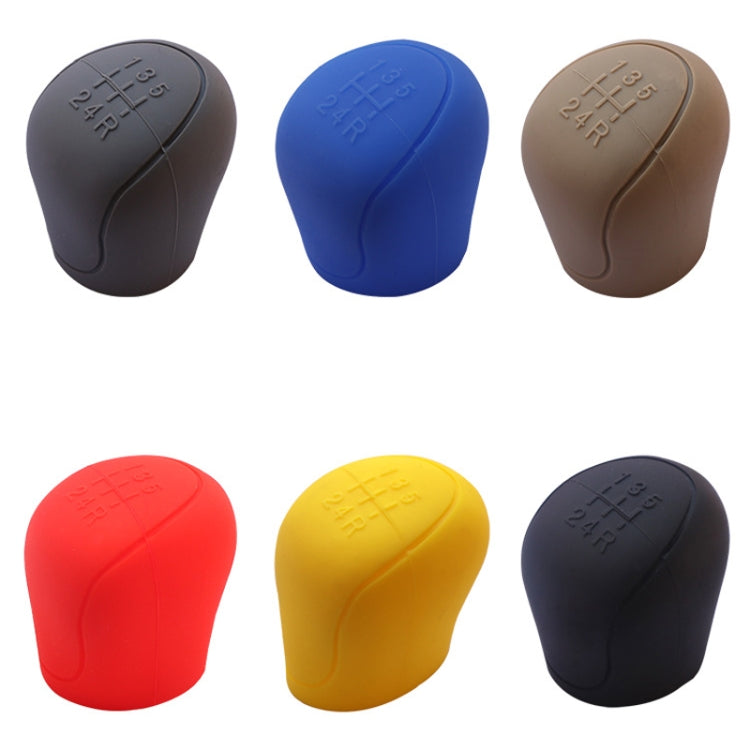 Automotive Silicone Manual Automatic Shift Lever Protective Cover, Size: Gear Shift Red - Shift Knob by buy2fix | Online Shopping UK | buy2fix