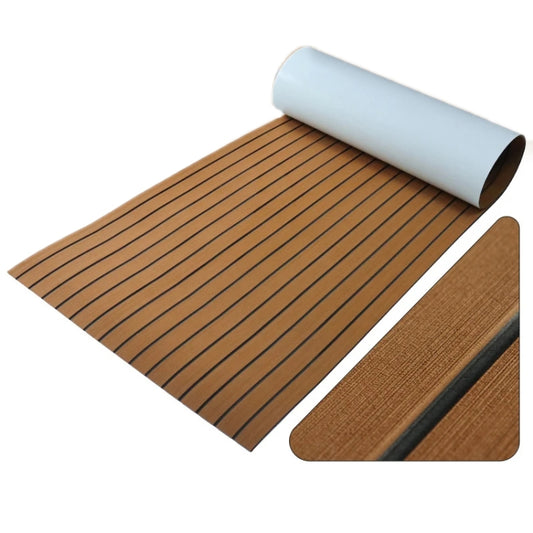 240x60x0.6cm Yacht RV Modification Imitation Teak Floor EVA Anti-slip Mat - Floor Mats by buy2fix | Online Shopping UK | buy2fix