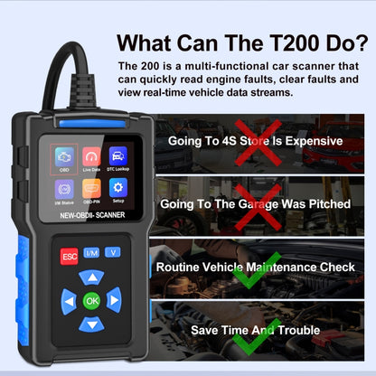 Automobile Fault Diagnostic Instrument OBD2 Engine Tester ELM327(T200) - Electronic Test by buy2fix | Online Shopping UK | buy2fix