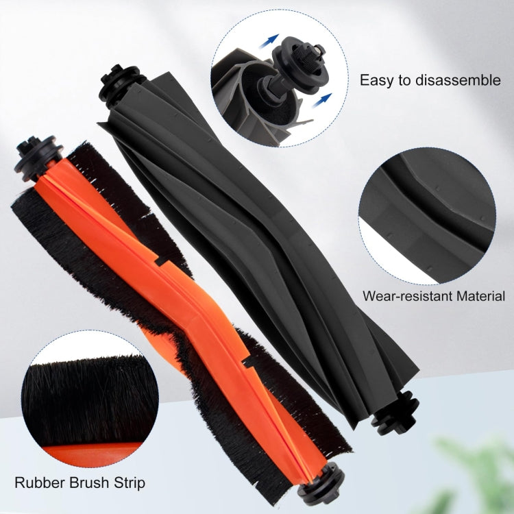 For Dreame L20 Ultra / X20 Pro / X20 Pro Plus Robot Vacuum Accessories 1 Rubber Brush - For Xiaomi Accessories by buy2fix | Online Shopping UK | buy2fix