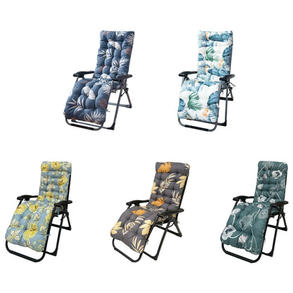 170 x 53 x 8cm Thickened Printed Hooded Strap Home Patio Lounger Mat(Autumn Leaves) - Cushions & Pillows by buy2fix | Online Shopping UK | buy2fix