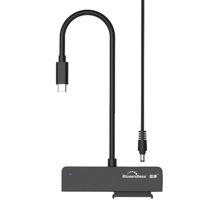 Blueendless US35 USB3.0 To SATA Adapter 2.5 / 3.5-Inch Hard Drive SSD Reader, Spec: Type-C 12V2A - USB to IDE / SATA by Blueendless | Online Shopping UK | buy2fix