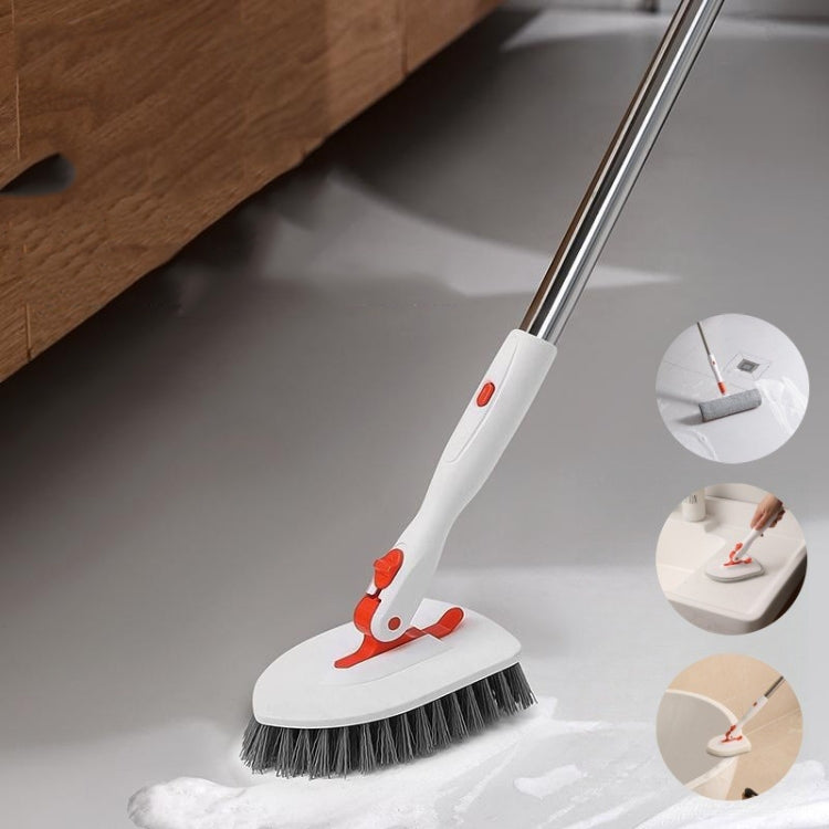 Shower Cleaning Brush With 52 Inch Adjustable Handle Tub Tile Scrubber Brush, Spec: Set 5 - Sponges, Cloths & Brushes by buy2fix | Online Shopping UK | buy2fix