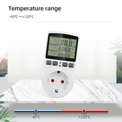 Intelligent Digital Thermostat Countdown Temperature Control Switch Socket Timing Temperature Controller(EU) - Smart Socket by buy2fix | Online Shopping UK | buy2fix