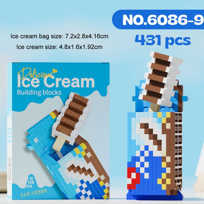 6086-9 Thousand Layers Snow Childhood Memory Ice-Cream Series Micro-Particle Building Block Toys Birthday Gift - Building Blocks by buy2fix | Online Shopping UK | buy2fix