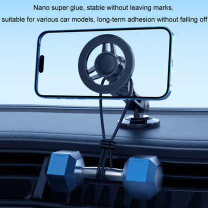 Magsafe Car Magnetic Rotating Adjustable Mobile Phone Holder(Orange) - Car Holders by buy2fix | Online Shopping UK | buy2fix