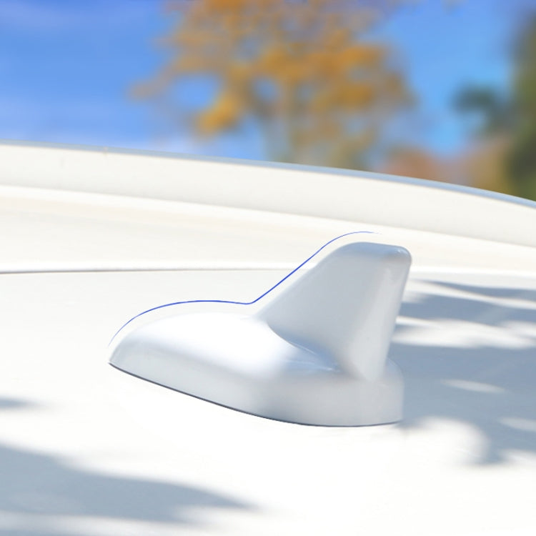 Car Shark Fin Modified Antenna With Signal Reception, Color: White - Aerials by buy2fix | Online Shopping UK | buy2fix