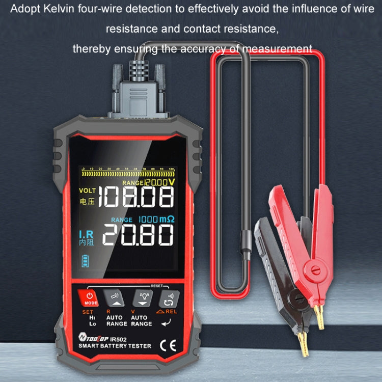 Battery Internal Resistance Tester Lead-Acid Alkaline Lithium Battery Tester, Model: IR500 - Battery & Resistance Tester by buy2fix | Online Shopping UK | buy2fix