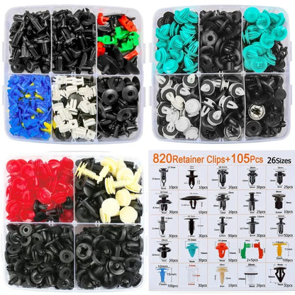 925pcs /Set Universal Automotive Fasteners Rivets Fender Expansion Screws - Nuts & Bolts by buy2fix | Online Shopping UK | buy2fix