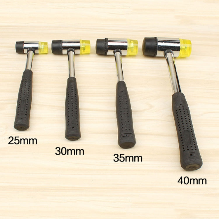 35mm No Bounce Mounting Hammer Handmade DIY Double Face Tap Rubber Hammer - Hammer by buy2fix | Online Shopping UK | buy2fix