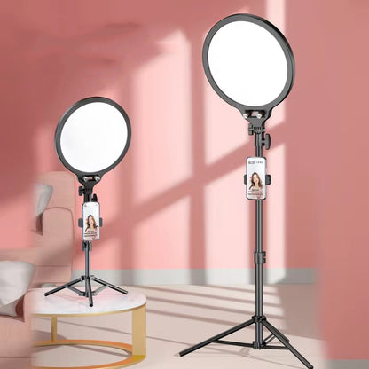 10.2 Inch Full-Screen Selfie Ring Light Tripod Set for Live Stream, Spec: 55cm Overhead Shot - Selfie Light by buy2fix | Online Shopping UK | buy2fix