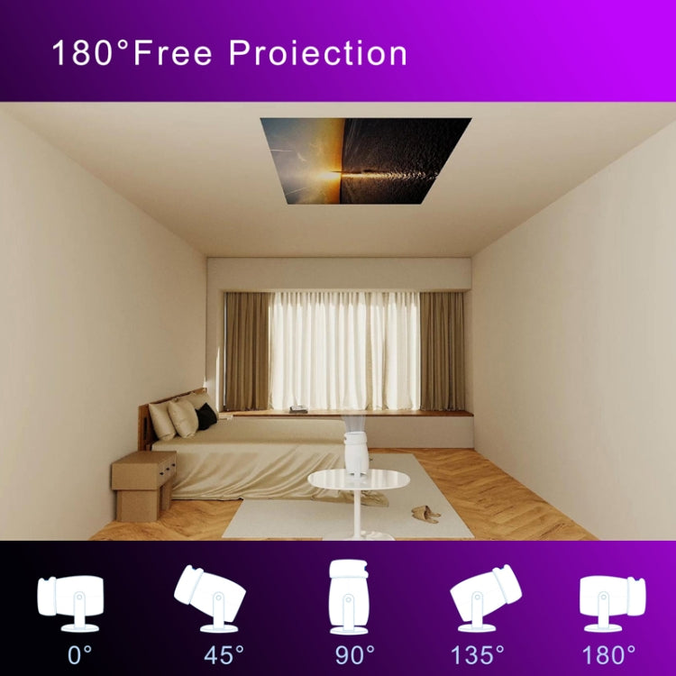 HY400 Android 12.0 System Intelligent Projector Portable Family Projector AU Plug - Mini Projector by buy2fix | Online Shopping UK | buy2fix