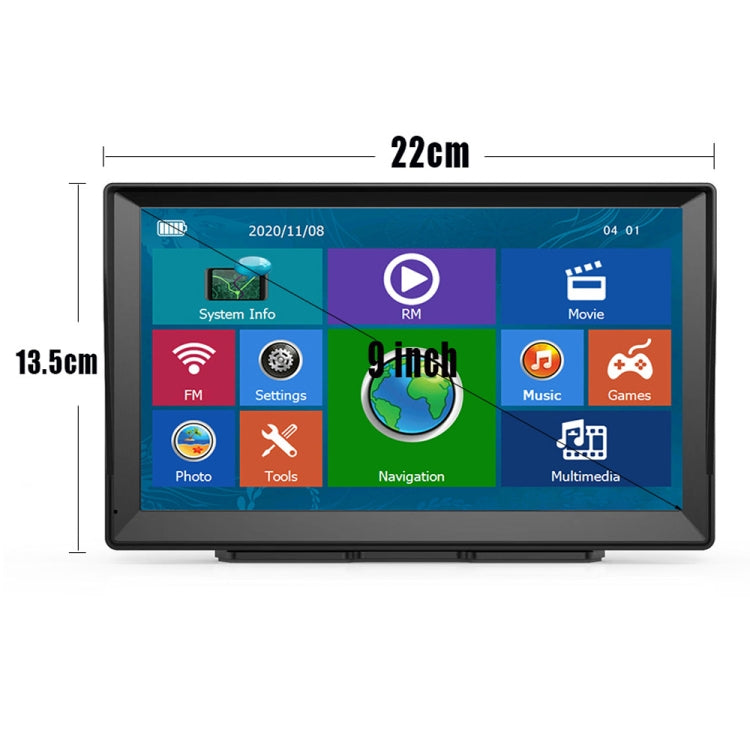 9 Inch 8G/256M Car GPS Navigator With Large Screen Capacitive Bluetooth Map, Area: Russia + Ukraine + Belarus Map - Car MP3 & MP4 & MP5 by buy2fix | Online Shopping UK | buy2fix