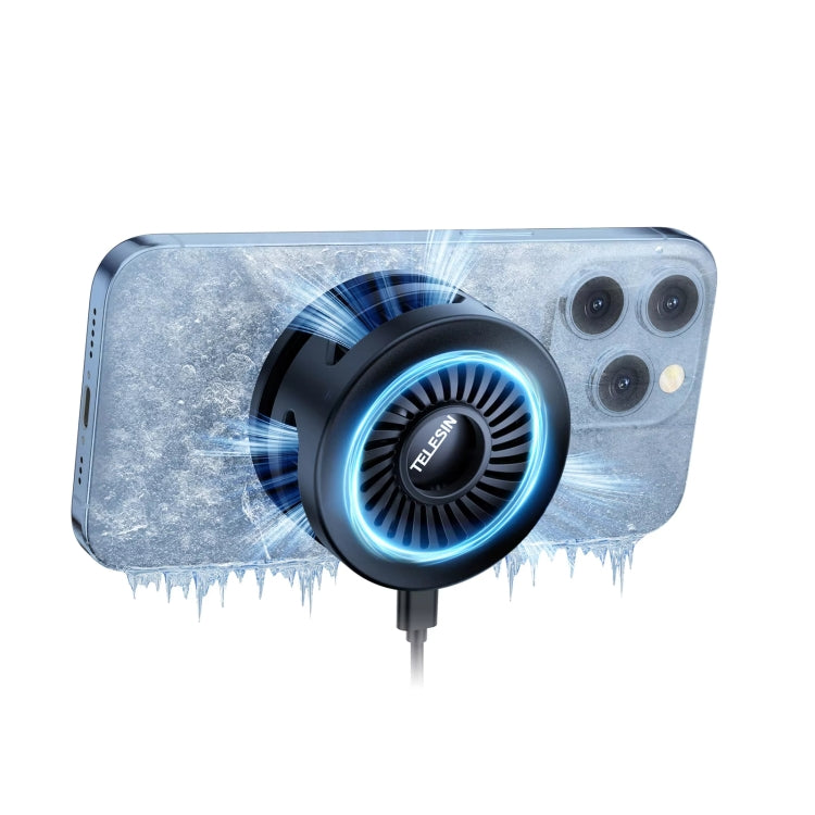 TELESIN Magnetic Phone Cooler Radiator For Live Streaming, Spec: Without Wireless Charging - Cooling Fan Radiator by TELESIN | Online Shopping UK | buy2fix