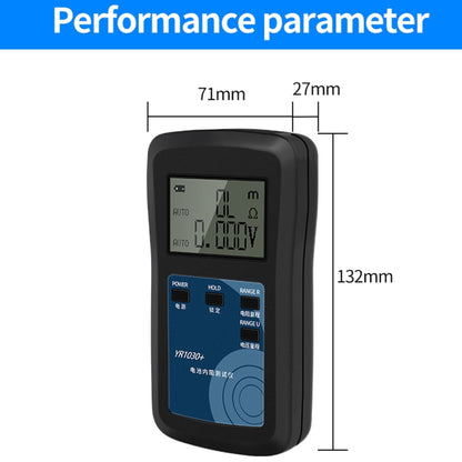 NiMH Lead-acid Button 100V Lithium Battery Bottle Internal Resistance Tester(YR1035+) - Battery & Resistance Tester by buy2fix | Online Shopping UK | buy2fix