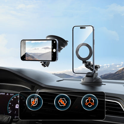 TELESIN Magnetic Suction Car Phone Mount 360 Degree Rotation Phone Holder - Car Holders by TELESIN | Online Shopping UK | buy2fix