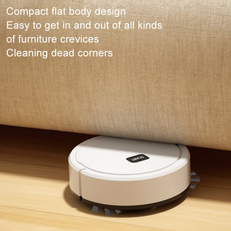 Automatic Mini Sweeping Robot Mopping Sweeping Suction 3 In 1 Cleaning Machine, Color: White Battery - Robot Vacuum Cleaner by buy2fix | Online Shopping UK | buy2fix