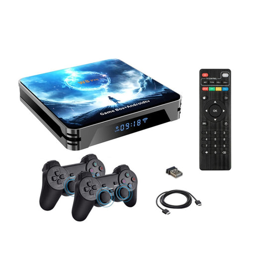 W8PRO 64G Dual System HD Wireless Joystick Retro Gaming Console With 36000+ Games EU Plug - Pocket Console by buy2fix | Online Shopping UK | buy2fix