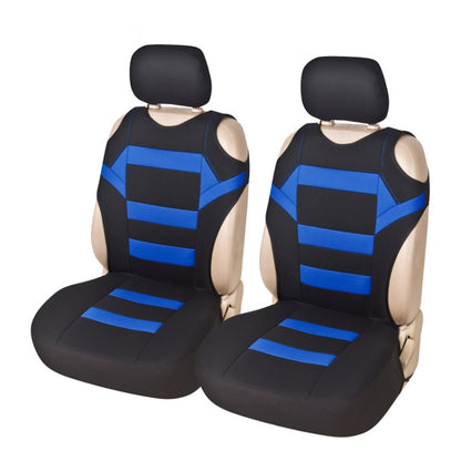 Car Vest Style Double Front Seat Interior Seat Cover(Blue) - Seat Accessories by buy2fix | Online Shopping UK | buy2fix