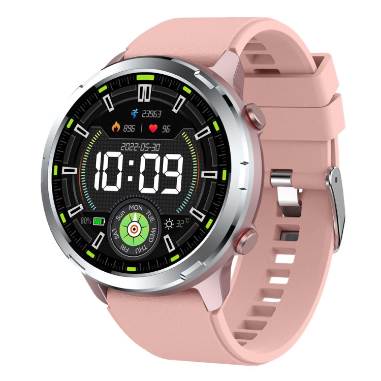 Outdoor GPS Sport Watch 1.32inch HD Round Screen Multi Sport Mode Smartwatch(Pink) - Smart Watches by buy2fix | Online Shopping UK | buy2fix