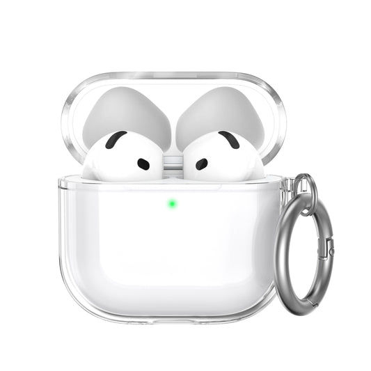 For Airpods 4 AhaStyle WG164 Earphone Anti-Drop TPU Split Protective Case(Transparent) - For AirPods 4 by AhaStyle | Online Shopping UK | buy2fix