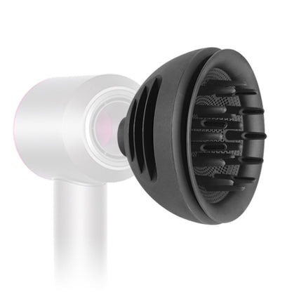 For Dyson HD01 To HD16 Hair Dryer 2 In 1 Diffuser Nozzles Wave+Curl Dual Purpose Diffuser Attachment(Gray) - For Dyson Accessories by buy2fix | Online Shopping UK | buy2fix