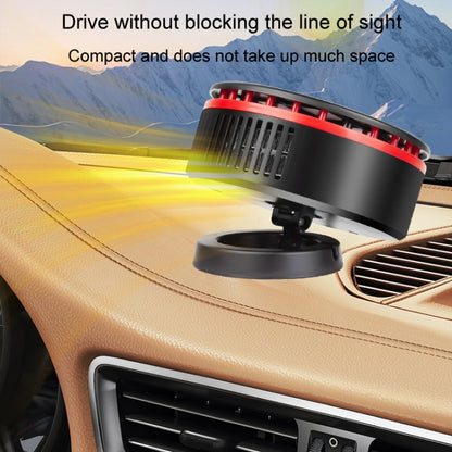 12V Car Heater 360 Adjustable Defogging Defrosting Heating Fan Heating Cooling Function Windscreen Defroster Demister(Black Yellow) - Heating & Fans by buy2fix | Online Shopping UK | buy2fix