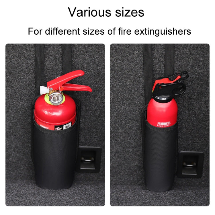 Medium Car Fire Extinguisher Storage Bag Auto Seatback Bag Cup Holder - Stowing Tidying by buy2fix | Online Shopping UK | buy2fix