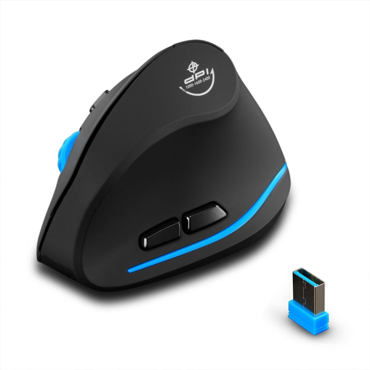 ZELOTES F-35A 6-Buttons Vertical Grip Ergonomic Rechargeable Wireless Mouse(Wireless Version) - Wireless Mice by ZELOTES | Online Shopping UK | buy2fix