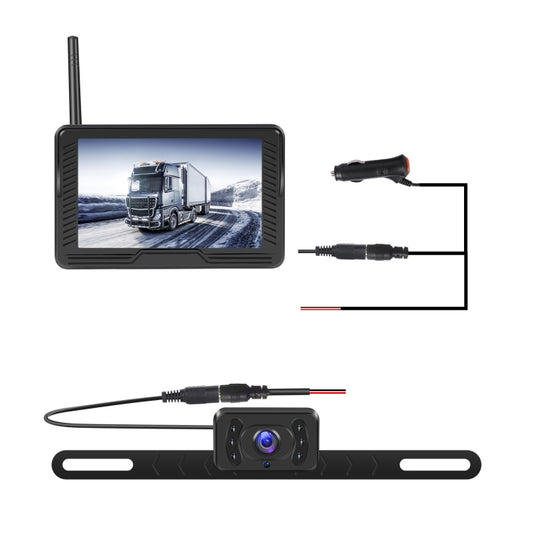 4.3-inch Car Reversing Camera & Monitor Set Rear View Dash Cam Standard - Rear View Cameras by buy2fix | Online Shopping UK | buy2fix