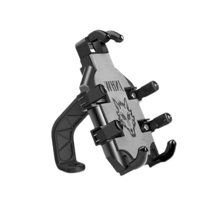 JNHW Motorcycle Bicycle Eight Claw Mobile Phone Navigation Shockproof Bracket, Style: For Rearview Mirror - Holder by JNHW | Online Shopping UK | buy2fix