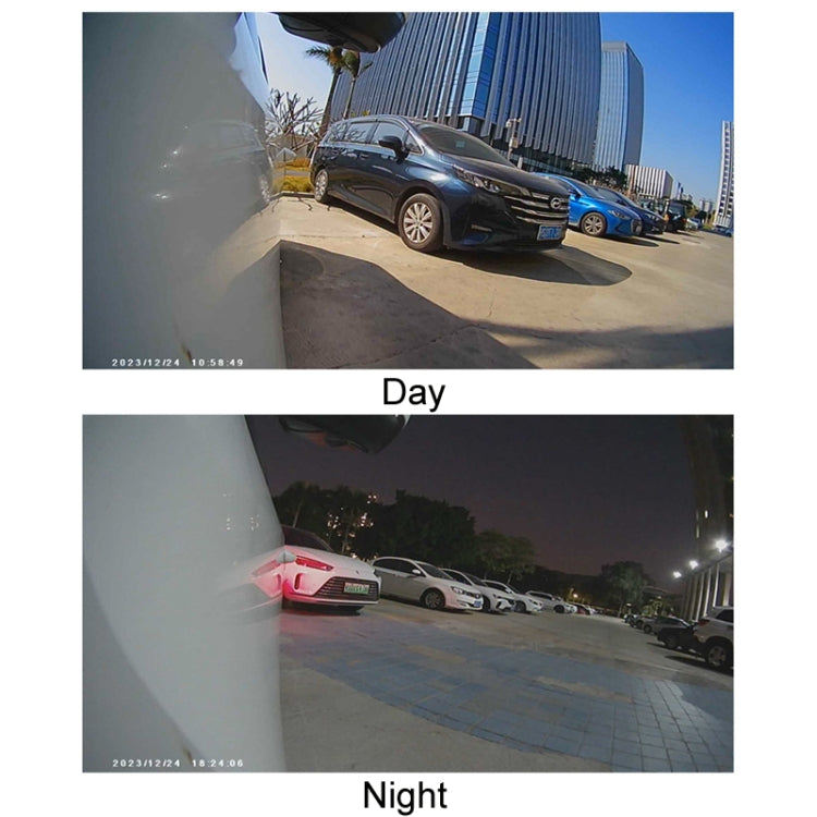 Punch-Free Car Imaging Side View Blind Spot Car Universal Night Vision Camera, Specifications: AHD1080P Silver - Rear View Cameras by buy2fix | Online Shopping UK | buy2fix