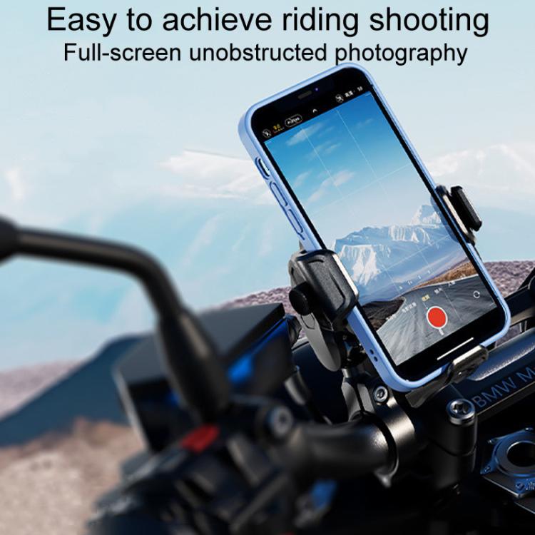 Kewig M33-C1 Outdoor Motorcycle Bike Riding Anti-Theft Shock Absorbing Cell Phone Holder(Standard Handlebar) - Holder by Kewig | Online Shopping UK | buy2fix