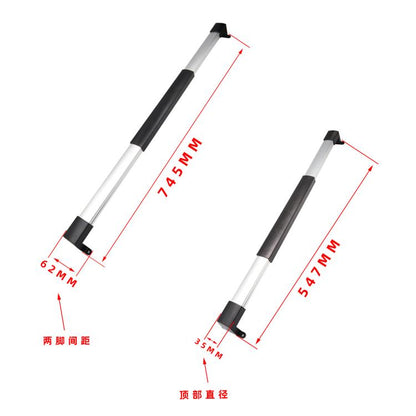 RV Screen Three-section Split Telescopic Rod L-shaped Replacement Handle, Specifications: Right Hand - Door Handles by buy2fix | Online Shopping UK | buy2fix