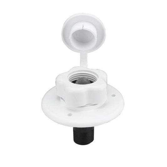 RV Ship Flange Threaded Leak-proof Water Inlet Connector Check Valve, Specifications: White 1 - Marine Accessories & Parts by buy2fix | Online Shopping UK | buy2fix