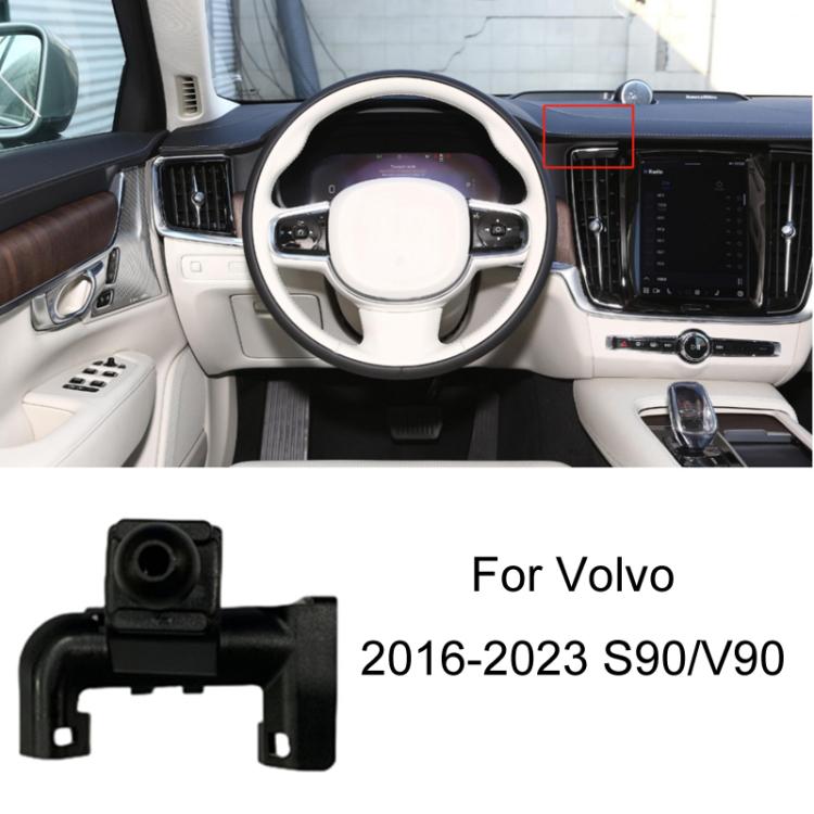 For Volvo Car-Mounted Special Mobile Phone Navigation Bracket Base, Model: 16-23 S90 Buckle/V90 - Special Car Holders by buy2fix | Online Shopping UK | buy2fix