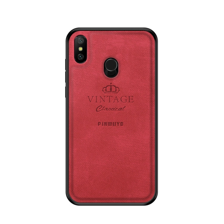 PINWUYO Shockproof Waterproof Full Coverage PC + TPU + Skin Protective Case for Xiaomi Redmi 6 Pro(Red) - Xiaomi Cases by PINWUYO | Online Shopping UK | buy2fix