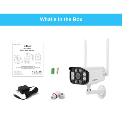 SriHome SH031 3.0 Million Pixels 1296P HD IP Camera, Support Two Way Talk / Motion Detection / Night Vision / TF Card, AU Plug - Security by SriHome | Online Shopping UK | buy2fix