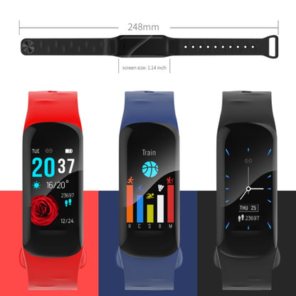 H29 1.14 inches IPS Color Screen Smart Bracelet IP67 Waterproof, Support Step Counting / Call Reminder / Heart Rate Monitoring / Sleep Monitoring (Black) - Smart Wear by buy2fix | Online Shopping UK | buy2fix