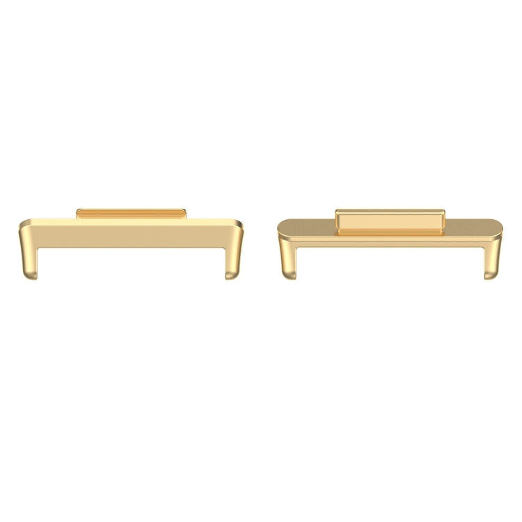For Huawei Watch Fit 2 2 in 1 Metal Watch Band Connectors (Gold) - Smart Wear by buy2fix | Online Shopping UK | buy2fix
