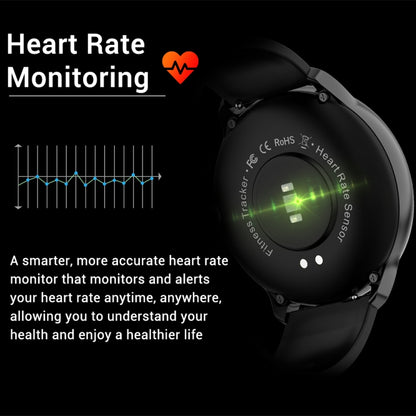 Z06 Fashion Smart Sports Watch, 1.3 inch Full Touch Screen, 5 Dials Change, IP67 Waterproof, Support Heart Rate / Blood Pressure Monitoring / Sleep Monitoring / Sedentary Reminder (Black Brown) - Smart Wear by buy2fix | Online Shopping UK | buy2fix