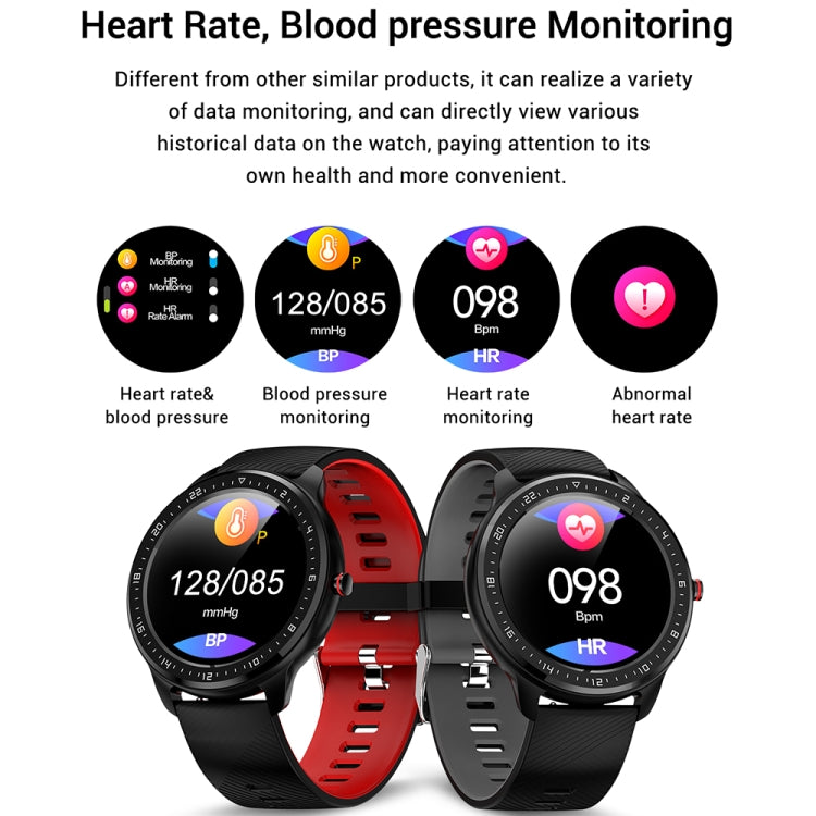 Z06 Fashion Smart Sports Watch, 1.3 inch Full Touch Screen, 5 Dials Change, IP67 Waterproof, Support Heart Rate / Blood Pressure Monitoring / Sleep Monitoring / Sedentary Reminder (Black) - Smart Wear by buy2fix | Online Shopping UK | buy2fix