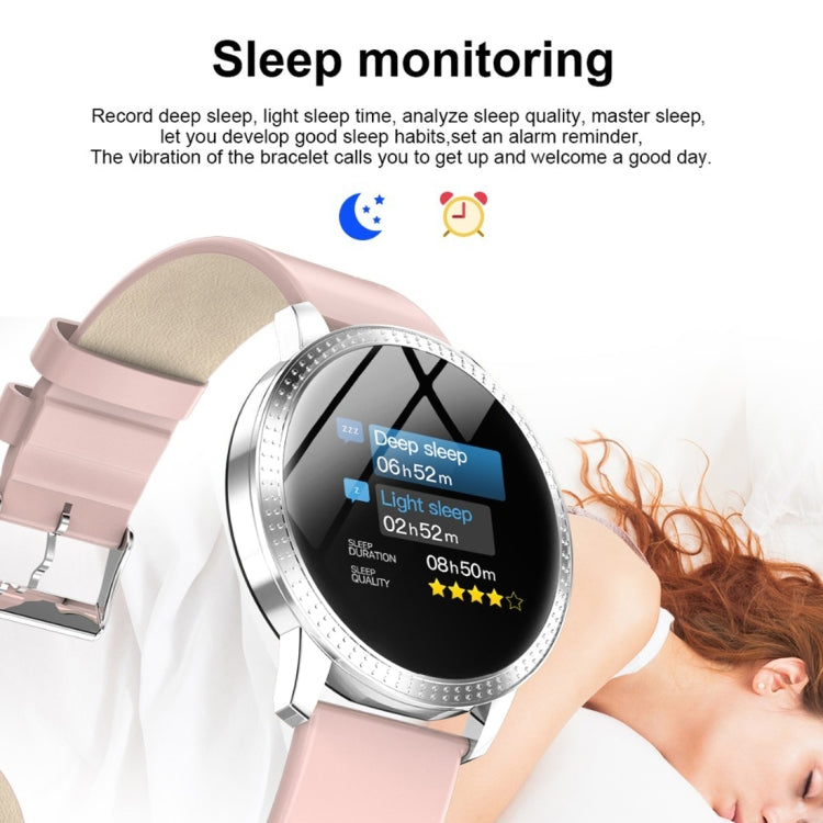 CF18 1.22 inch Color Screen IPX67 Waterproof Bluetooth Smartwatch, Support Call Reminder/ Heart Rate Monitoring /Blood Pressure Monitoring/ Sleep Monitoring (Black) - Smart Wear by buy2fix | Online Shopping UK | buy2fix