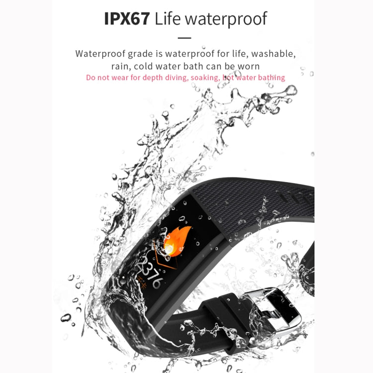 C20 1.14 inch IPS Touch Screen IPX67 Waterproof Smartwatch, Support Call Reminder/ Heart Rate Monitoring /Blood Pressure Monitoring/ Sleep Monitoring(Blue) - Smart Wear by buy2fix | Online Shopping UK | buy2fix